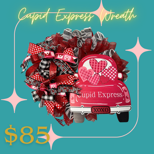 Cupid Express - Valentine Wreath